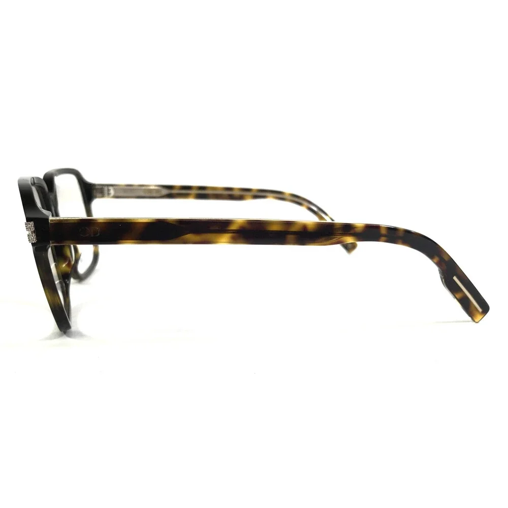 Dior Eyeglasses Frames NeoDiorO S2I 2000 Tortoise Square Full Rim 56-16-145